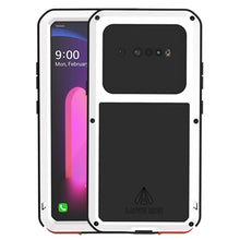 Load image into Gallery viewer, LOVE MEI Metal Shockproof Waterproof Dustproof Protective Case with Glass, For Samsung Galaxy A41, For LG V60 ThinQ 5G
