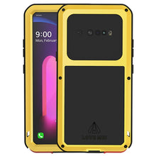 Load image into Gallery viewer, LOVE MEI Metal Shockproof Waterproof Dustproof Protective Case with Glass, For Samsung Galaxy A41, For LG V60 ThinQ 5G