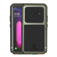 Load image into Gallery viewer, LOVE MEI Metal Shockproof Waterproof Dustproof Protective Case with Glass, For Samsung Galaxy A41, For LG V60 ThinQ 5G