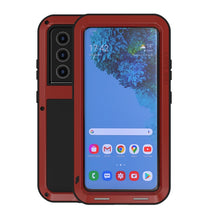 Load image into Gallery viewer, LOVE MEI Metal Shockproof Waterproof Dustproof Protective Case without Glass, For Samsung Galaxy S21 Ultra 5G