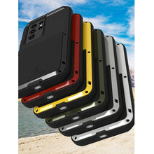 Load image into Gallery viewer, LOVE MEI Metal Shockproof Waterproof Dustproof Protective Case without Glass, For Samsung Galaxy S21 Ultra 5G