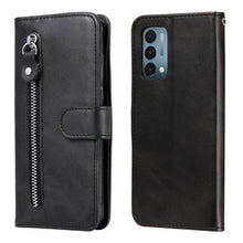 Load image into Gallery viewer, Fashion Calf Texture Zipper Horizontal Flip Leather Case with Stand &amp; Card Slots &amp; Wallet Function, For OnePlus Nord N200 5G, For OnePlus Nord CE 5G, For OPPO Realme 8 5G / Realme V13 5G, For OPPO Realme GT 5G, For vivo V21 5G / 4G                     ...