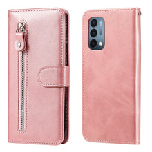 Load image into Gallery viewer, Fashion Calf Texture Zipper Horizontal Flip Leather Case with Stand &amp; Card Slots &amp; Wallet Function, For OnePlus Nord N200 5G, For OnePlus Nord CE 5G, For OPPO Realme 8 5G / Realme V13 5G, For OPPO Realme GT 5G, For vivo V21 5G / 4G                     ...