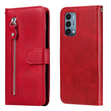Load image into Gallery viewer, Fashion Calf Texture Zipper Horizontal Flip Leather Case with Stand &amp; Card Slots &amp; Wallet Function, For OnePlus Nord N200 5G, For OnePlus Nord CE 5G, For OPPO Realme 8 5G / Realme V13 5G, For OPPO Realme GT 5G, For vivo V21 5G / 4G                     ...