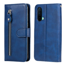 Load image into Gallery viewer, Fashion Calf Texture Zipper Horizontal Flip Leather Case with Stand &amp; Card Slots &amp; Wallet Function, For OnePlus Nord N200 5G, For OnePlus Nord CE 5G, For OPPO Realme 8 5G / Realme V13 5G, For OPPO Realme GT 5G, For vivo V21 5G / 4G                     ...
