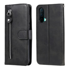 Load image into Gallery viewer, Fashion Calf Texture Zipper Horizontal Flip Leather Case with Stand &amp; Card Slots &amp; Wallet Function, For OnePlus Nord N200 5G, For OnePlus Nord CE 5G, For OPPO Realme 8 5G / Realme V13 5G, For OPPO Realme GT 5G, For vivo V21 5G / 4G                     ...