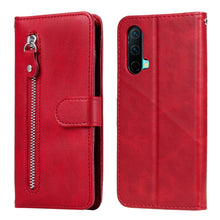 Load image into Gallery viewer, Fashion Calf Texture Zipper Horizontal Flip Leather Case with Stand &amp; Card Slots &amp; Wallet Function, For OnePlus Nord N200 5G, For OnePlus Nord CE 5G, For OPPO Realme 8 5G / Realme V13 5G, For OPPO Realme GT 5G, For vivo V21 5G / 4G                     ...