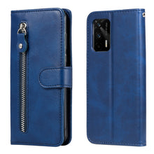 Load image into Gallery viewer, Fashion Calf Texture Zipper Horizontal Flip Leather Case with Stand &amp; Card Slots &amp; Wallet Function, For OnePlus Nord N200 5G, For OnePlus Nord CE 5G, For OPPO Realme 8 5G / Realme V13 5G, For OPPO Realme GT 5G, For vivo V21 5G / 4G                     ...