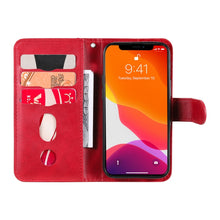 Load image into Gallery viewer, Fashion Calf Texture Zipper Horizontal Flip Leather Case with Stand &amp; Card Slots &amp; Wallet Function, For iPhone 13 mini, For iPhone 13, For iPhone 13 Pro, For iPhone 13 Pro Max