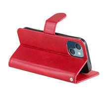 Load image into Gallery viewer, Fashion Calf Texture Zipper Horizontal Flip Leather Case with Stand &amp; Card Slots &amp; Wallet Function, For iPhone 13 mini, For iPhone 13, For iPhone 13 Pro, For iPhone 13 Pro Max