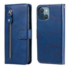 Load image into Gallery viewer, Fashion Calf Texture Zipper Horizontal Flip Leather Case with Stand &amp; Card Slots &amp; Wallet Function, For iPhone 13 mini, For iPhone 13, For iPhone 13 Pro, For iPhone 13 Pro Max