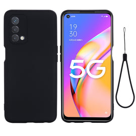 Pure Color Liquid Silicone Shockproof Full Coverage Case, For OnePlus Nord N200 / OPPO A93 5G, For Samsung Galaxy A03s (166.59mm)