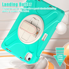 Load image into Gallery viewer, Silicone + PC Protective Case with Holder &amp; Shoulder Strap, For iPad Air 11 2024 / Air 5 10.9 2022 / Air 4 10.9 2020 / Pro 11 2022 /2021 / 2018 / 2020