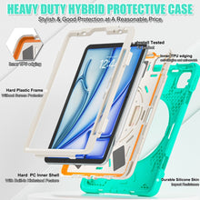 Load image into Gallery viewer, Silicone + PC Protective Case with Holder &amp; Shoulder Strap, For iPad Air 11 2024 / Air 5 10.9 2022 / Air 4 10.9 2020 / Pro 11 2022 /2021 / 2018 / 2020