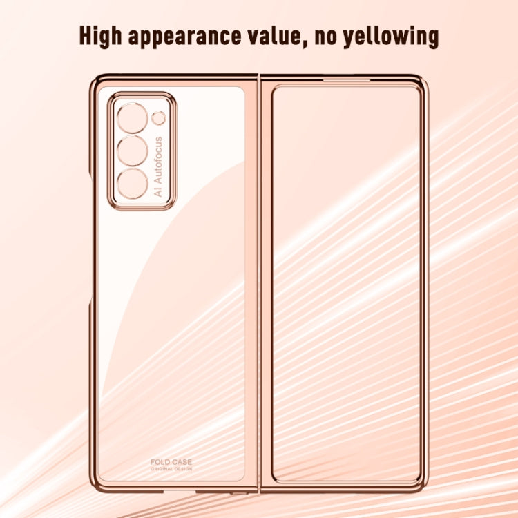 Symphony Plating PC Shockproof Protective Case, For Samsung Galaxy Z Fold2 5G