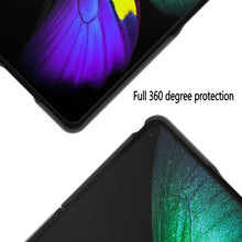 Load image into Gallery viewer, Carbon Fiber Texture Folding All Inclusive PU Shockproof Splicing Leather Case, For Samsung Galaxy Z Fold3 5G