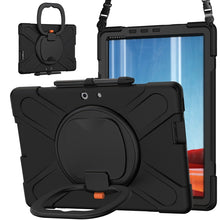 Load image into Gallery viewer, Silicone + PC Protective Case with Holder &amp; Shoulder Strap, For Microsoft Surface Pro X / Pro X 2021, For Samsung Galaxy Tab S6 T860, For Microsoft Surface Pro 7+/7/6/5/4, For Lenovo Tab P11 Pro TB-J706F, For Microsoft Surface Go 4 / 3 / 2 / 1