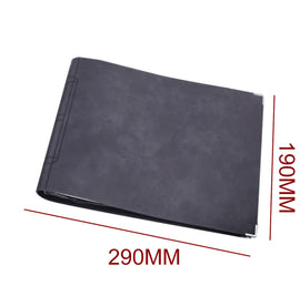 B5 Faux Leather Loose-leaf Grid Notebook, Checkered Core, Blank Inner Core, Cornell Horizontal Wire Inner Core, Cornell Checkered Core