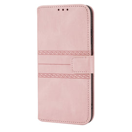 Embossed Striped Magnetic Buckle PU + TPU Horizontal Flip Leather Case with Holder & Card Slot & Wallet & Photo Frame & Sling, For Xiaomi Redmi Note 9 5G, For Xiaomi Redmi Note 9 Pro Max, For Xiaomi Redmi Note 10, For Xiaomi Redmi Note 10 5G           ...