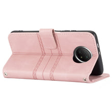 Load image into Gallery viewer, Embossed Striped Magnetic Buckle PU + TPU Horizontal Flip Leather Case with Holder &amp; Card Slot &amp; Wallet &amp; Photo Frame &amp; Sling, For Xiaomi Redmi Note 9 5G, For Xiaomi Redmi Note 9 Pro Max, For Xiaomi Redmi Note 10, For Xiaomi Redmi Note 10 5G           ...