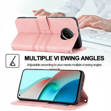 Load image into Gallery viewer, Embossed Striped Magnetic Buckle PU + TPU Horizontal Flip Leather Case with Holder &amp; Card Slot &amp; Wallet &amp; Photo Frame &amp; Sling, For Xiaomi Redmi Note 9 5G, For Xiaomi Redmi Note 9 Pro Max, For Xiaomi Redmi Note 10, For Xiaomi Redmi Note 10 5G           ...