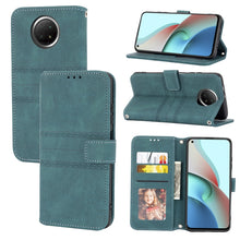 Load image into Gallery viewer, Embossed Striped Magnetic Buckle PU + TPU Horizontal Flip Leather Case with Holder &amp; Card Slot &amp; Wallet &amp; Photo Frame &amp; Sling, For Xiaomi Redmi Note 9 5G, For Xiaomi Redmi Note 9 Pro Max, For Xiaomi Redmi Note 10, For Xiaomi Redmi Note 10 5G           ...