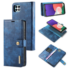 Load image into Gallery viewer, DG.MING Crazy Horse Texture Flip Detachable Magnetic Leather Case with Holder &amp; Card Slots &amp; Wallet, For Samsung Galaxy A22 5G