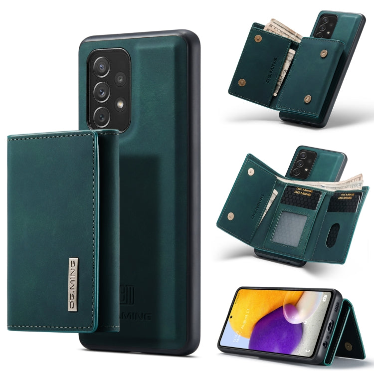 DG.MING M1 Series 3-Fold Multi Card Wallet + Magnetic Back Cover Shockproof Case with Holder Function, For Samsung Galaxy A02s, For Samsung Galaxy A32 5G, For Samsung Galaxy A42 5G, For Samsung Galaxy A52 5G / 4G, For Samsung Galaxy A72 5G / 4G        ...