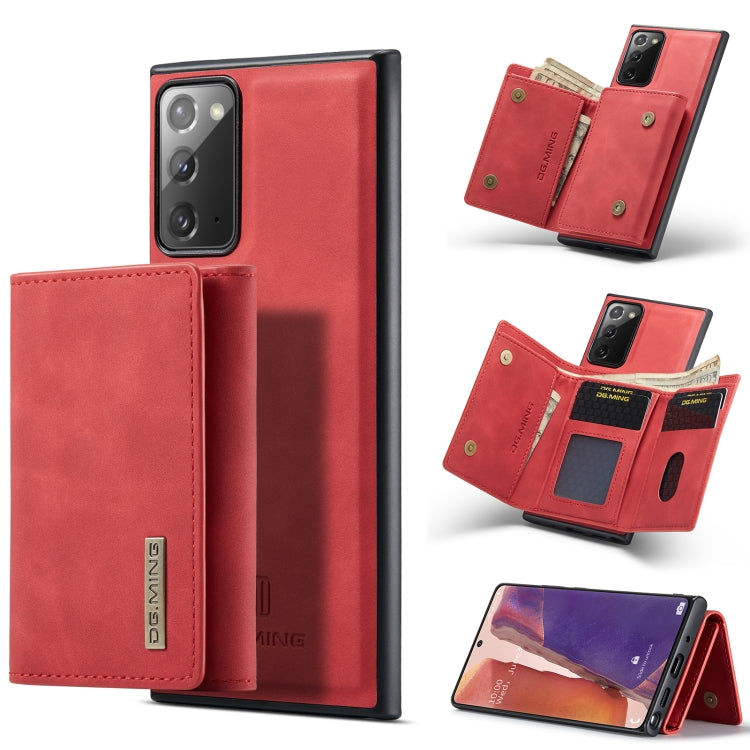 DG.MING M1 Series 3-Fold Multi Card Wallet + Magnetic Back Cover Shockproof Case with Holder Function, For Samsung Galaxy A02s, For Samsung Galaxy A32 5G, For Samsung Galaxy A42 5G, For Samsung Galaxy A52 5G / 4G, For Samsung Galaxy A72 5G / 4G        ...