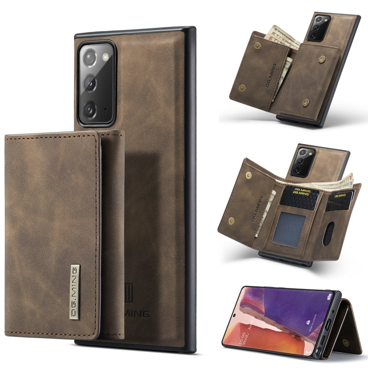 DG.MING M1 Series 3-Fold Multi Card Wallet + Magnetic Back Cover Shockproof Case with Holder Function, For Samsung Galaxy A02s, For Samsung Galaxy A32 5G, For Samsung Galaxy A42 5G, For Samsung Galaxy A52 5G / 4G, For Samsung Galaxy A72 5G / 4G        ...