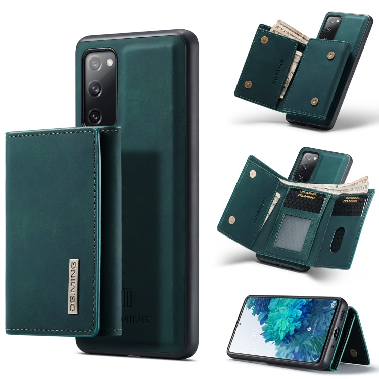 DG.MING M1 Series 3-Fold Multi Card Wallet + Magnetic Back Cover Shockproof Case with Holder Function, For Samsung Galaxy A02s, For Samsung Galaxy A32 5G, For Samsung Galaxy A42 5G, For Samsung Galaxy A52 5G / 4G, For Samsung Galaxy A72 5G / 4G        ...