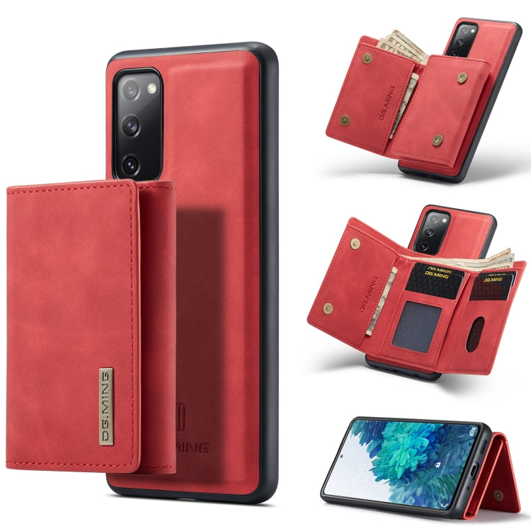 DG.MING M1 Series 3-Fold Multi Card Wallet + Magnetic Back Cover Shockproof Case with Holder Function, For Samsung Galaxy A02s, For Samsung Galaxy A32 5G, For Samsung Galaxy A42 5G, For Samsung Galaxy A52 5G / 4G, For Samsung Galaxy A72 5G / 4G        ...