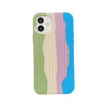 Load image into Gallery viewer, Herringbone Texture Silicone Protective Case, For iPhone 11, For iPhone 12, For iPhone 12 Pro, For iPhone 12 Pro Max