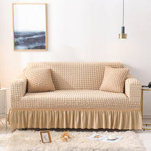 Load image into Gallery viewer, Living Room Stretch Full Coverage Skirt Style Sofa Cover, Size: Double M 145-185cm