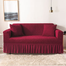 Load image into Gallery viewer, Living Room Stretch Full Coverage Skirt Style Sofa Cover, Size: Double M 145-185cm