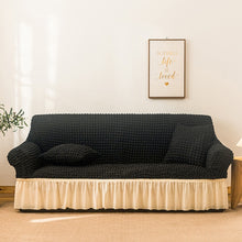 Load image into Gallery viewer, Living Room Stretch Full Coverage Skirt Style Sofa Cover, Size: Double M 145-185cm