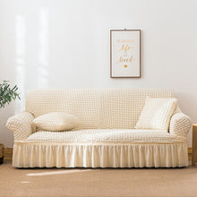 Load image into Gallery viewer, Living Room Stretch Full Coverage Skirt Style Sofa Cover, Size: Double M 145-185cm