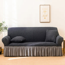 Load image into Gallery viewer, Living Room Stretch Full Coverage Skirt Style Sofa Cover, Size: Double M 145-185cm