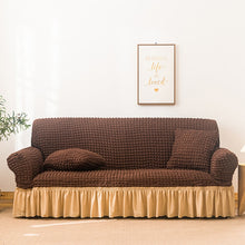 Load image into Gallery viewer, Living Room Stretch Full Coverage Skirt Style Sofa Cover, Size: Double M 145-185cm