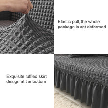 Load image into Gallery viewer, Living Room Stretch Full Coverage Skirt Style Sofa Cover, Size: Double M 145-185cm