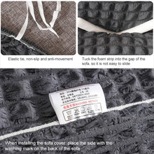 Load image into Gallery viewer, Living Room Stretch Full Coverage Skirt Style Sofa Cover, Size: Double M 145-185cm