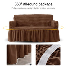 Load image into Gallery viewer, Living Room Stretch Full Coverage Skirt Style Sofa Cover, Size: Double M 145-185cm