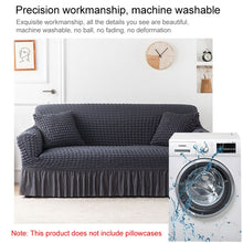 Load image into Gallery viewer, Living Room Stretch Full Coverage Skirt Style Sofa Cover, Size: Double M 145-185cm