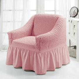 Four Seasons Universal Elastic Full Coverage Skirt Style Sofa Cover, Size: Single S 90-140cm