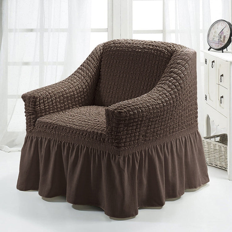 Four Seasons Universal Elastic Full Coverage Skirt Style Sofa Cover, Size: Single S 90-140cm