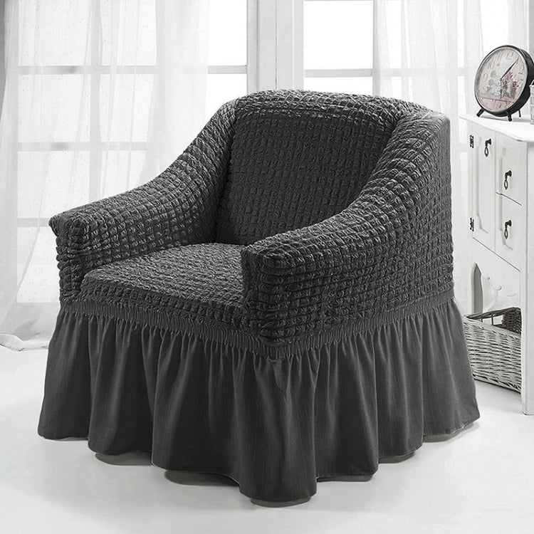 Four Seasons Universal Elastic Full Coverage Skirt Style Sofa Cover, Size: Single S 90-140cm