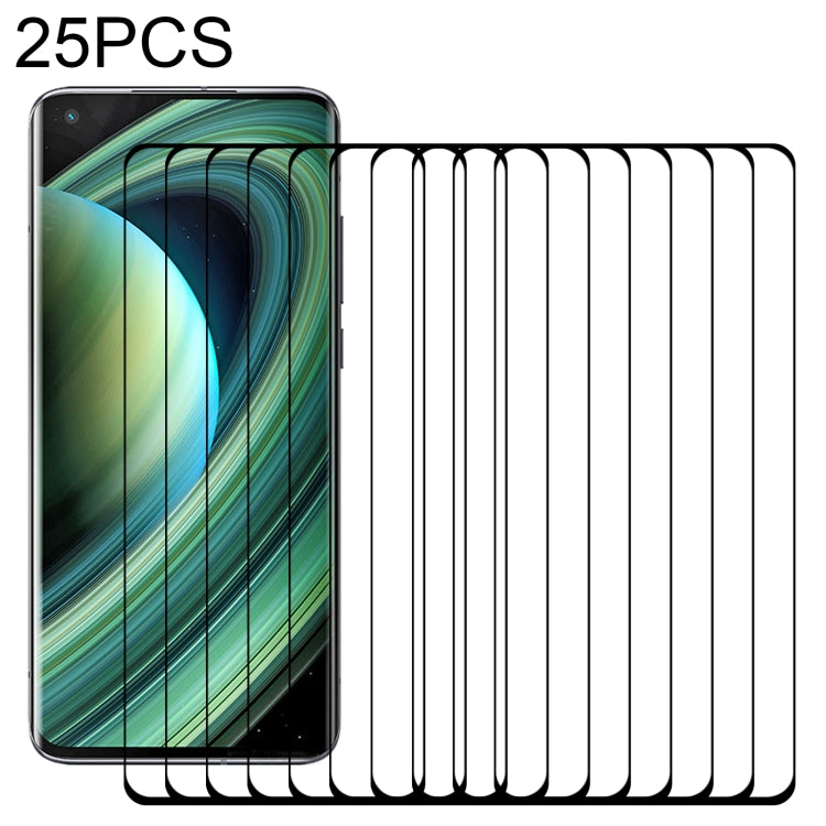 25 PCS 3D Curved Edge Full Screen Tempered Glass Film, For Xiaomi Mi 10 Ultra (25 PCS)