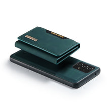 Load image into Gallery viewer, DG.MING M2 Series 3-Fold Multi Card Bag + Magnetic Back Cover Shockproof Case with Wallet &amp; Holder Function, For Samsung Galaxy A02s, For Samsung Galaxy A32 5G, For Samsung Galaxy A42 5G, For Samsung Galaxy A52 5G / 4G, For Samsung Galaxy A72 5G / 4G  ...