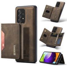Load image into Gallery viewer, DG.MING M2 Series 3-Fold Multi Card Bag + Magnetic Back Cover Shockproof Case with Wallet &amp; Holder Function, For Samsung Galaxy A02s, For Samsung Galaxy A32 5G, For Samsung Galaxy A42 5G, For Samsung Galaxy A52 5G / 4G, For Samsung Galaxy A72 5G / 4G  ...