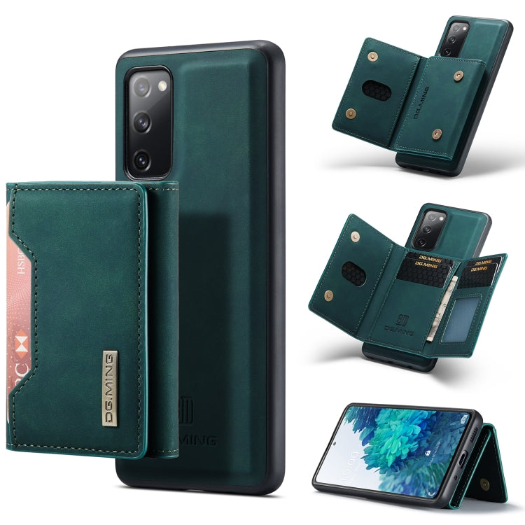 DG.MING M2 Series 3-Fold Multi Card Bag + Magnetic Back Cover Shockproof Case with Wallet & Holder Function, For Samsung Galaxy A02s, For Samsung Galaxy A32 5G, For Samsung Galaxy A42 5G, For Samsung Galaxy A52 5G / 4G, For Samsung Galaxy A72 5G / 4G  ...